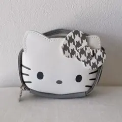 HELLO KITTY × BRILMY ミニコスメポーチ　グレー　サンリオ