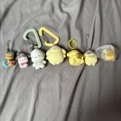 サンリオ マスコットぽちゃこポムポムプリンチャームセット