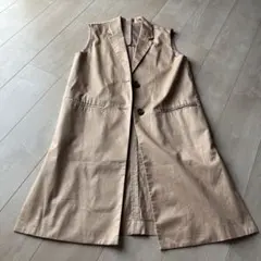 ベージュ ノースリーブジャケット アーバンリサーチのサムネイル