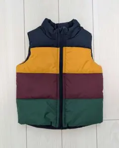 【GAP】リバーシブル カラフルダウンベスト