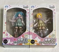 初音ミク カラフルドロップ 鏡音リン チアフルキャンディ フィギュア セット