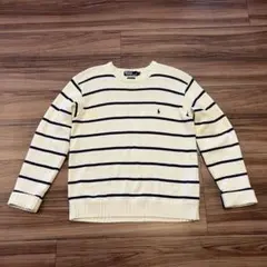 ポロ バイ ラルフローレン 100%コットン クルーネックセーター M