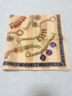 セリーヌ　大判ハンカチ　50×50