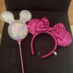 ミニーカチューシャ&風船