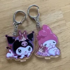 MY MELODY＆KUROMI アクリルキーホルダー2個セット