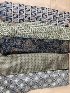 ネクタイ　緑系　まとめ　5本セット