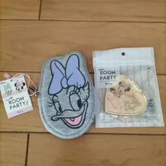 ディズニー　ポーチ＆ミラーセット