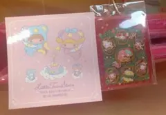 リトルツインスターズ 50周年記念ステッカー プレミアムマスコット