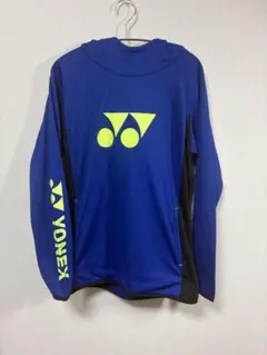 YONEX ヨネックス 裏起毛パーカー Lサイズ 蛍光イエロー
