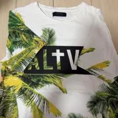 ALT+V パームツリー ノースリーブTシャツ