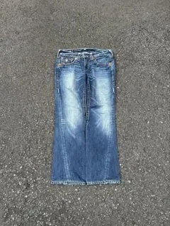 True religion JOEY SUPER T フレア 白ステッチ 31 - メルカリ