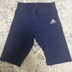 adidas ネイビー インナータイツ　130