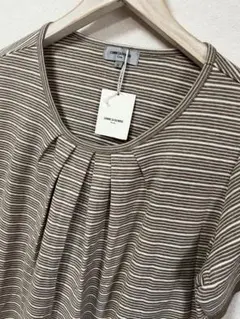 COMME CA DU MODE ストライプ　半袖Tシャツ　新品未使用　お値下げのサムネイル