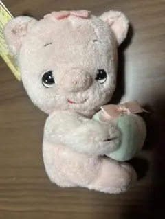 プレシャスモーメンツ　ブタさんのプレゼント　贈り物　　ぬいぐるみ　レトロ　レア