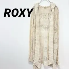 ロキシー カーディガン フード 長袖 S 生成 綿 夏 春 秋 ROXYのサムネイル