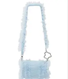 新品未使用】FURLA BLOOMBAG チェーン ショルダーバッグ ブルー - メルカリ