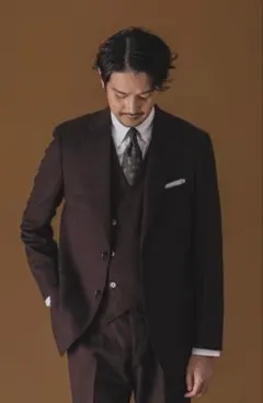 ニットベスト/ダークブラウン/Mサイズ/URBAN RESEARCH DOORS