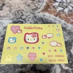 ★未使用★希少レア★ ハローキティ　カオハナ　シール　サンリオ　平成レトロ