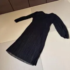 ZARA 黒 シースルーワンピース