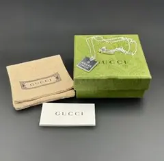 最終　GUCCI グッチ シルバー 925 ネックレス スクエア トップ
