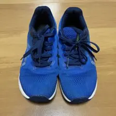 最終価格 24㎝ asics アシックス スニーカー ブルー