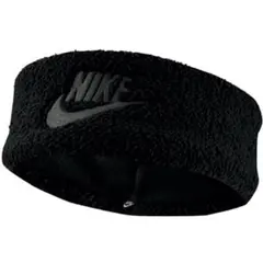 【新品・未使用】NIKE ナイキ シェルパ フリース ヘッドバンド ボア 黒のサムネイル