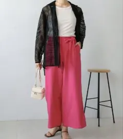 Bou Jeloud/ブージュルード リネンワイドパンツ 新品未使用