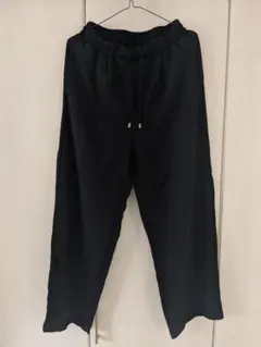 coca シボテンサテンライクイージーパンツ　M