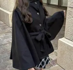GRL ベルト付きケープコート