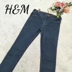 【エイチアンドエム】スキニー パンツ カットオフ ポケット付き 29インチ