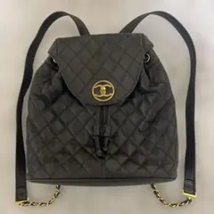 CHANEL マトラッセ キャビアスキン リュックサック ブラックのサムネイル