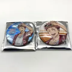 呪術廻戦 虎杖悠仁 缶バッジ 2個 ファントムパレード 2.5周年 幻影夜行