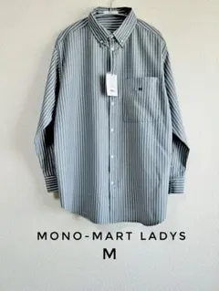 MONO-MART【タグ付き】長袖 ボタンダウンシャツ M