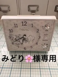 【動作確認済】SEIKOディズニータイム目覚まし時計ミッキー＆ミニーFD478Wのサムネイル