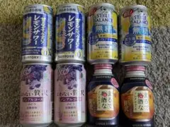 ノンアルコール飲料 8本セット　レモン　ぶどう　梅のサムネイル