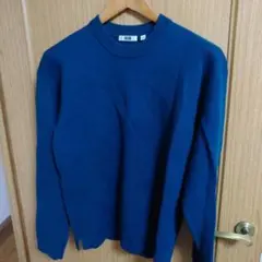 UNIQLO　U　ダークブルー ニットセーター Mサイズ