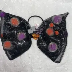 ディズニー　ヘアゴム　ハロウィン　リボン