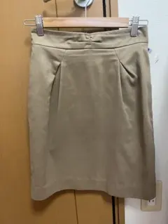 PROPORTION ベージュ タイトスカート サイズ2