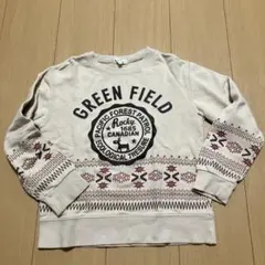 GREEN FIELD 長袖トレーナー 130のサムネイル