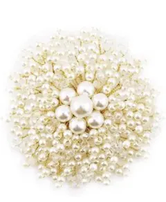 新品　コサージュ ブローチ 卒業式 入学式 パール 2way 落下防止ストッパー
