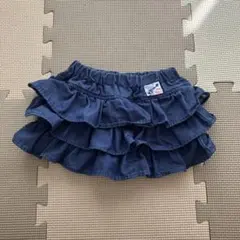 markey's JIPPONフリル付きネイビースカートズボン