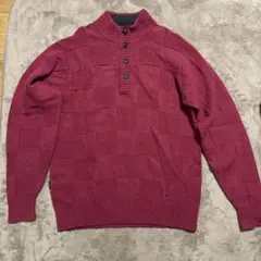 PLAYBOY COLLECTION 赤 ニットセーター