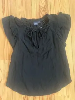 新品未使用GAP クリンクルガーゼフリッタースリーブトップス