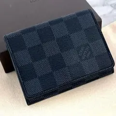 関西限定刻印】ルイヴィトン ダミエグラフィット 名刺入れ ICチップ
