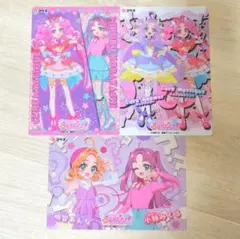 名探偵プリキュア キラキラクリアカード 3枚 キュアアンサー キュアミスティック