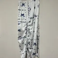 monepine モネピネ オリジナルプリントギャザースカート
