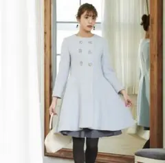 31Sons de mode 二重織りビーバーフィット＆フレアコート