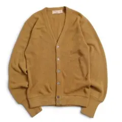 70s 80s USA製 vintage グランジ パンク カーディガン 茶
