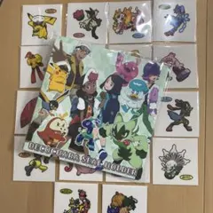 ポケモンパンシール　ホルダー2024年１冊・215弾18枚セット