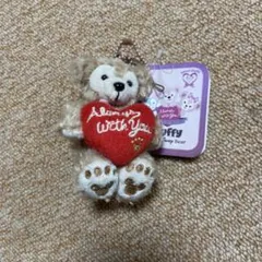 ダッフィー ぬいぐるみストラップ　バレンタイン